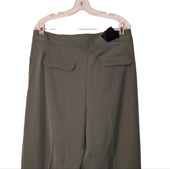 NWT Banana Republic High Rise Belted Wide Leg Trouser Pants 14 Long - Picture 8 of 13